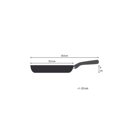 Tefal - EXTREME 24 cm rozsdamentes acél serpenyő