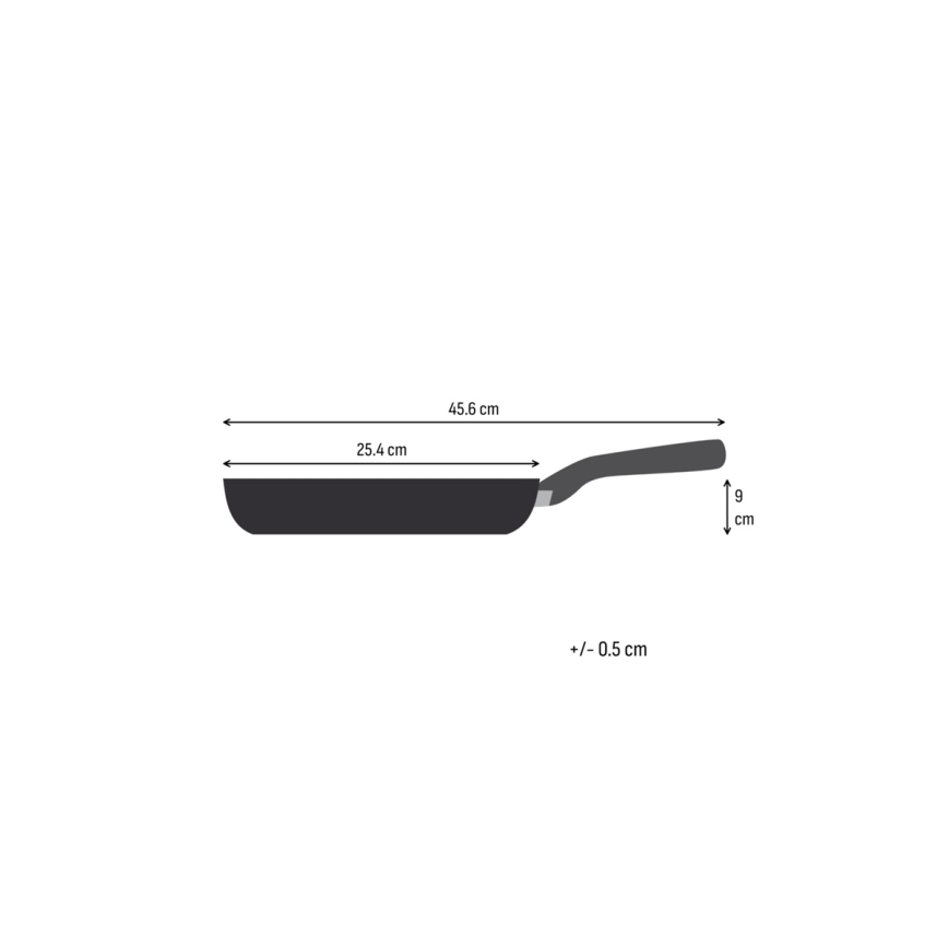 Tefal - EXTREME 24 cm rozsdamentes acél serpenyő