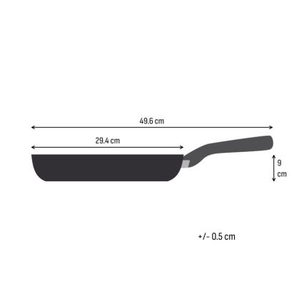 Tefal - EXTREME 28 cm rozsdamentes acél serpenyő