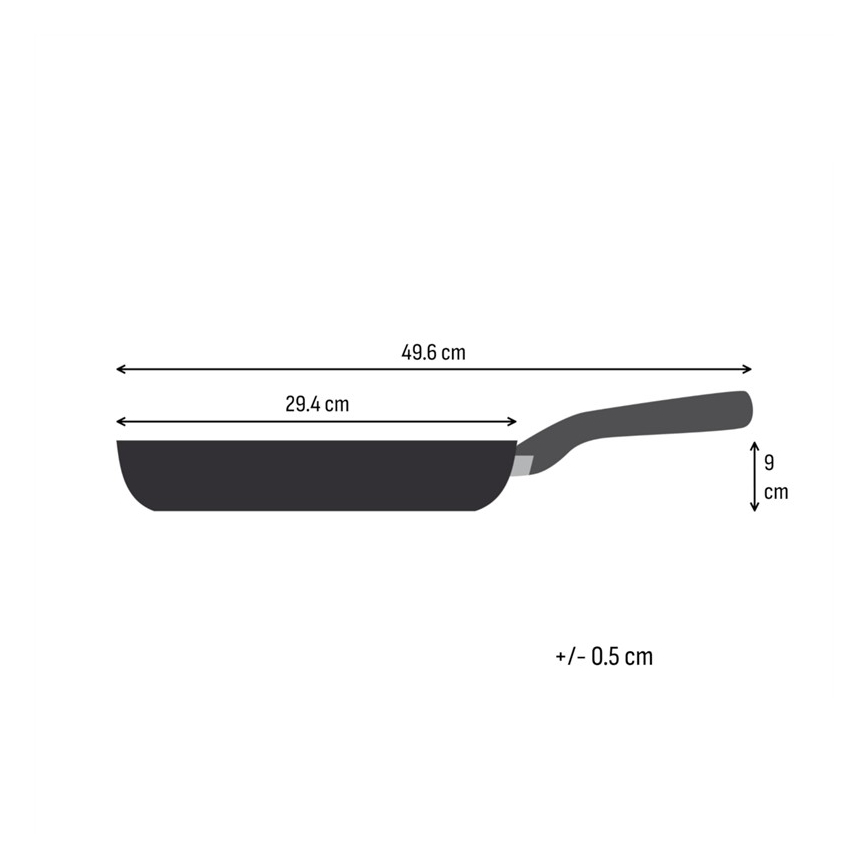 Tefal - EXTREME 28 cm rozsdamentes acél serpenyő