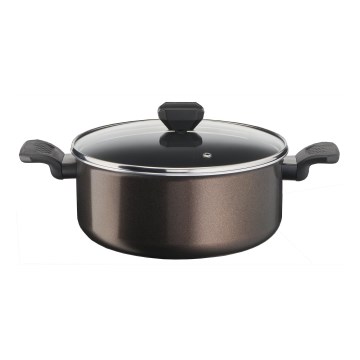 Tefal - Fedővel ellátott edény EASY COOK & CLEAN 24 cm