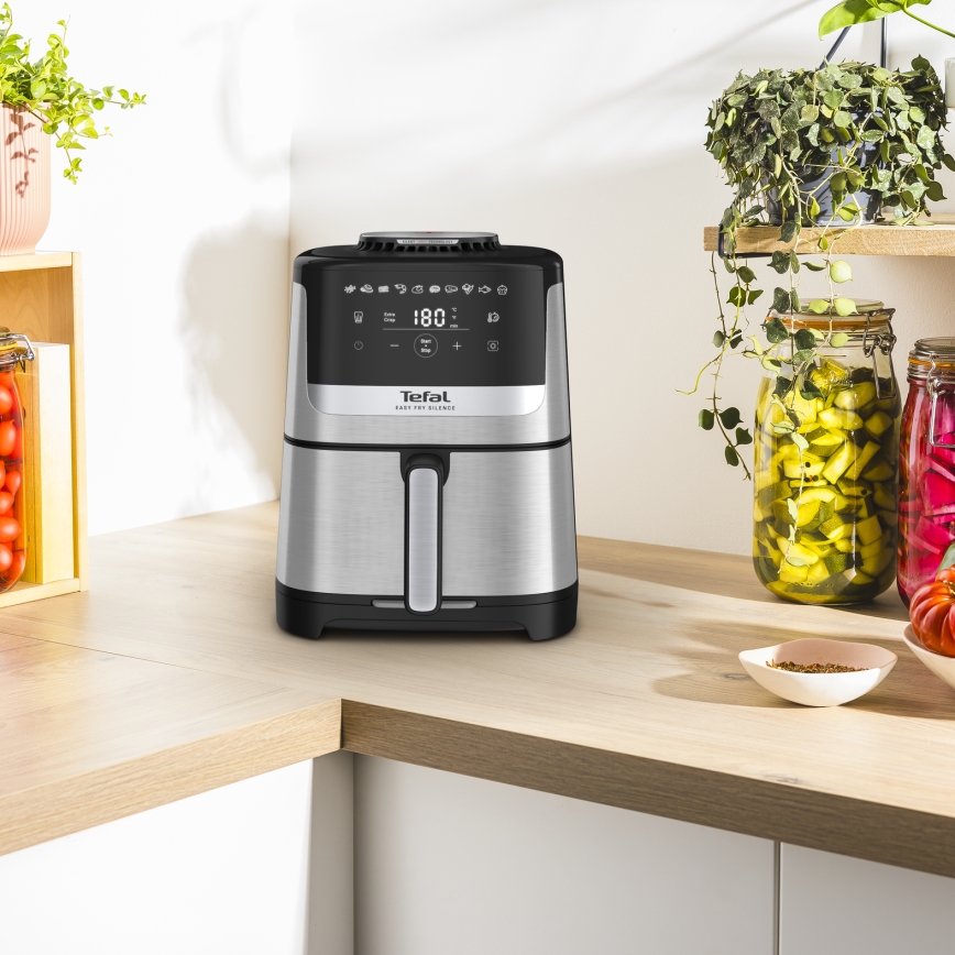 Tefal - Forró levegős fritőz 5 l EASY FRY SILENCE 10 az 1-ben 1400-1670W/230V