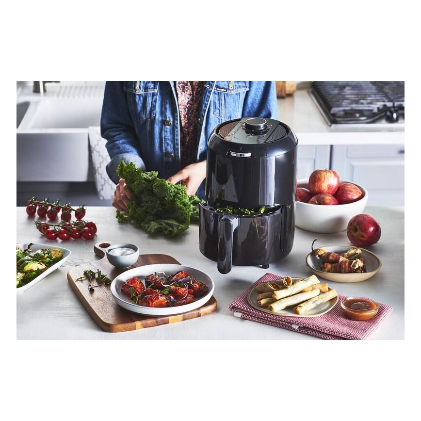 Tefal - Forró levegős sütő 1,6 l EASY FRY COMPACT 1030W/230V fekete