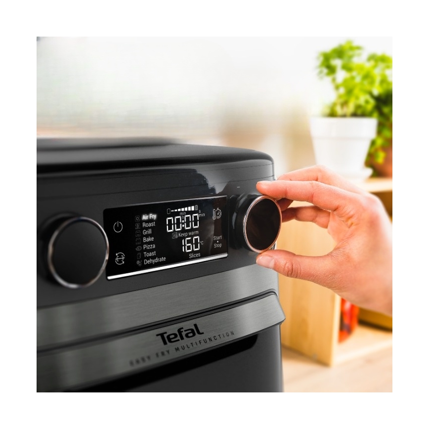 Tefal - Forrólevegős fritőz 15 l EASY FRY 9 az 1-ben 1800W/230V fekete