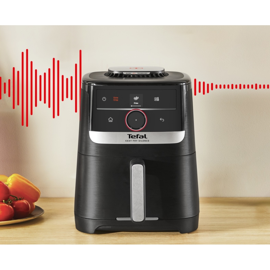 Tefal - Forrólevegős fritőz 5 l EASY FRY SILENCE SMART 1400-1670W/230V