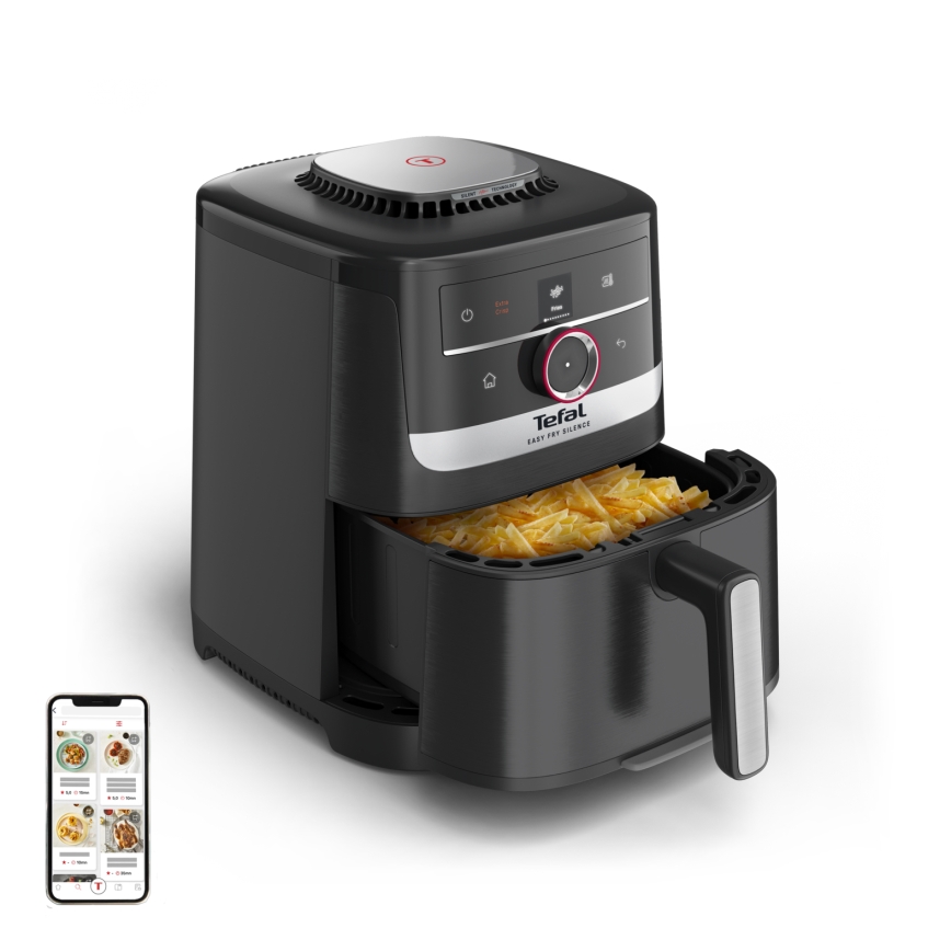 Tefal - Forrólevegős fritőz 5 l EASY FRY SILENCE SMART 1400-1670W/230V