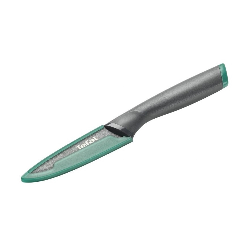 Tefal - Rozsdamentes kivágó kés FRESH KITCHEN 9 cm szürke/zöld