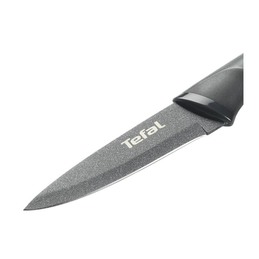 Tefal - Rozsdamentes kivágó kés FRESH KITCHEN 9 cm szürke/zöld