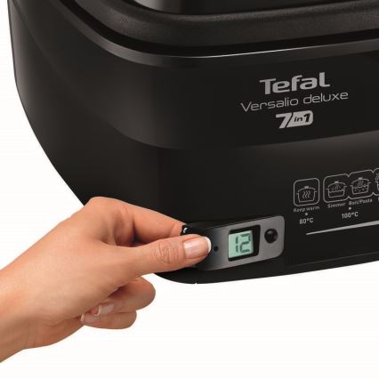 Tefal - Fritőz 2 l VERSALION DE LUXE 7in1 1600W/230V fekete