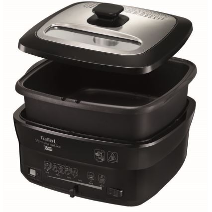 Tefal - Fritőz 2 l VERSALION DE LUXE 7in1 1600W/230V fekete