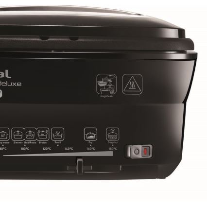 Tefal - Fritőz 2 l VERSALION DE LUXE 7in1 1600W/230V fekete