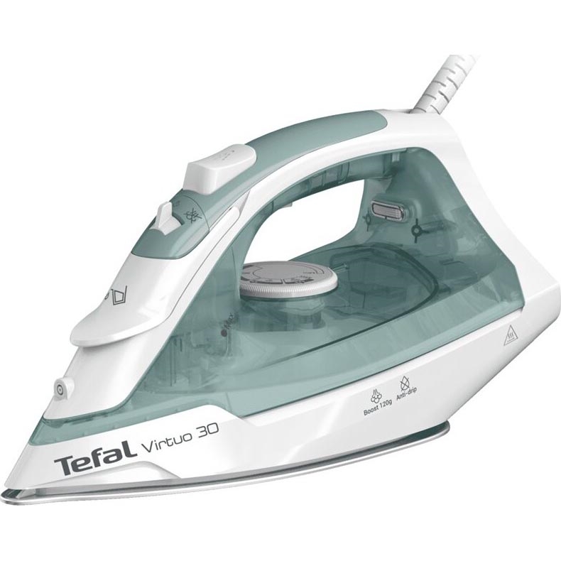 Tefal - Gőzölős vasaló VIRTUO 2000W/230V zöld