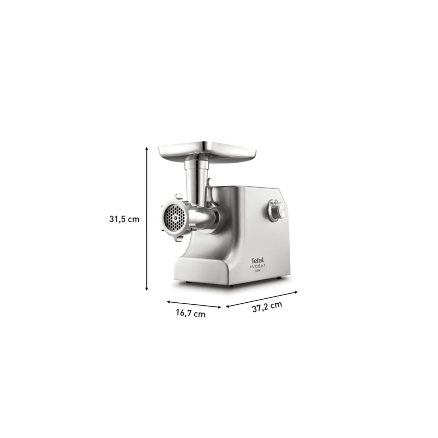 Tefal - Húsdaráló 8in1 2200W/230V ezüst