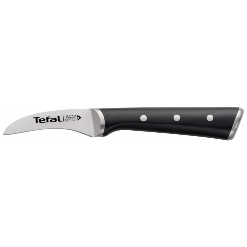Tefal - Rozsdamentes kivágó kés ICE FORCE 7 cm fényes króm/fekete