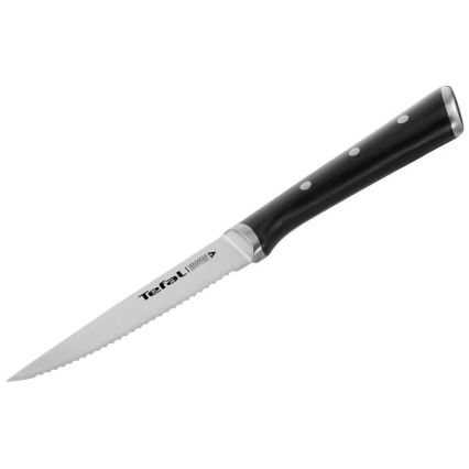 Tefal - ICE FORCE rozsdamentes steakkés szett, 11 cm, fényes króm/fekete, 4 db