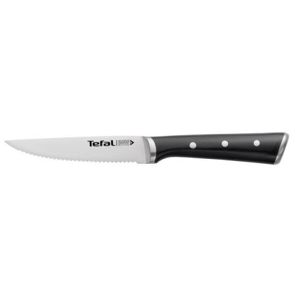 Tefal - ICE FORCE rozsdamentes steakkés szett, 11 cm, fényes króm/fekete, 4 db