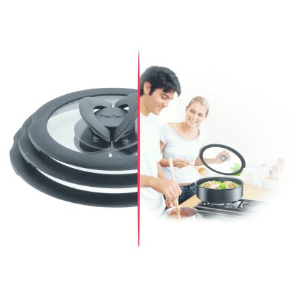 Tefal - INGENIO 3 darabos üvegfedő készlet