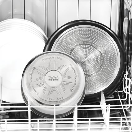 Tefal - INGENIO COOK 9 részes rozsdamentes acél edénykészlet
