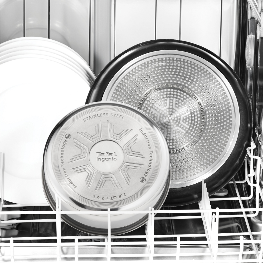 Tefal - INGENIO COOK 9 részes rozsdamentes acél edénykészlet