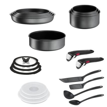 Tefal - 20 részes INGENIO DAILY CHEF ON edénykészlet fekete