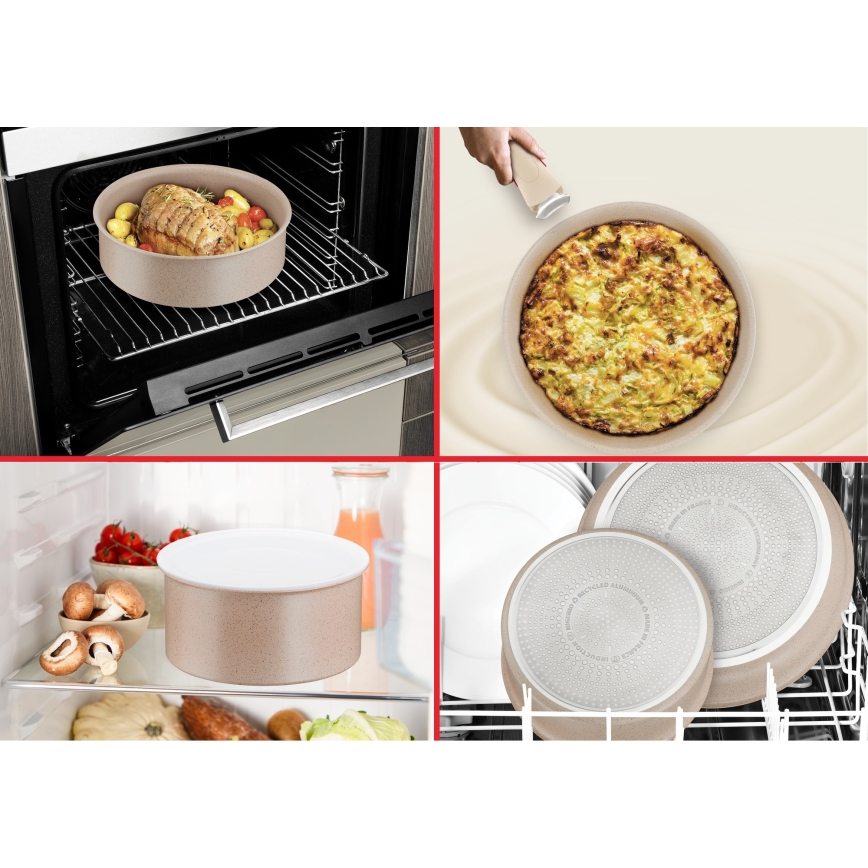 Tefal - INGENIO DELIGHT 3 részes serpenyőkészlet