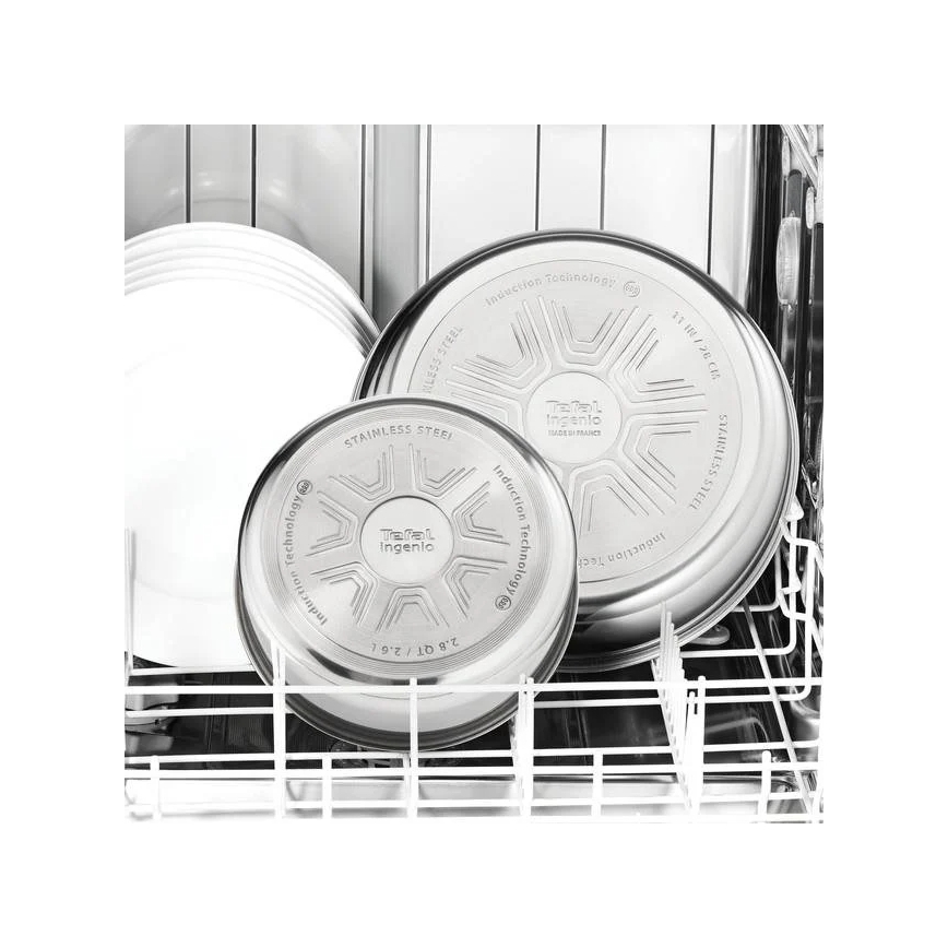 Tefal - 4 részes INGENIO EMOTION rozsdamentes edénykészlet