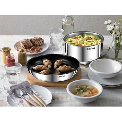 Tefal - 5 részes INGENIO EMOTION rozsdamentes edénykészlet