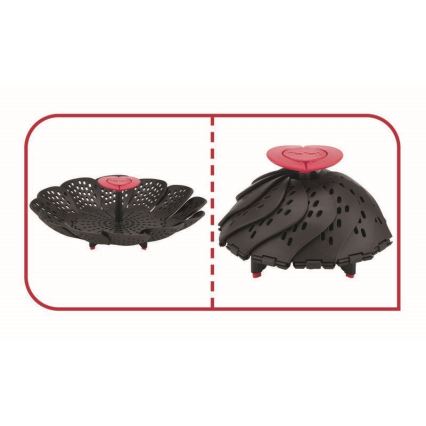 Tefal - INGENIO gőzölőkosár fekete/piros