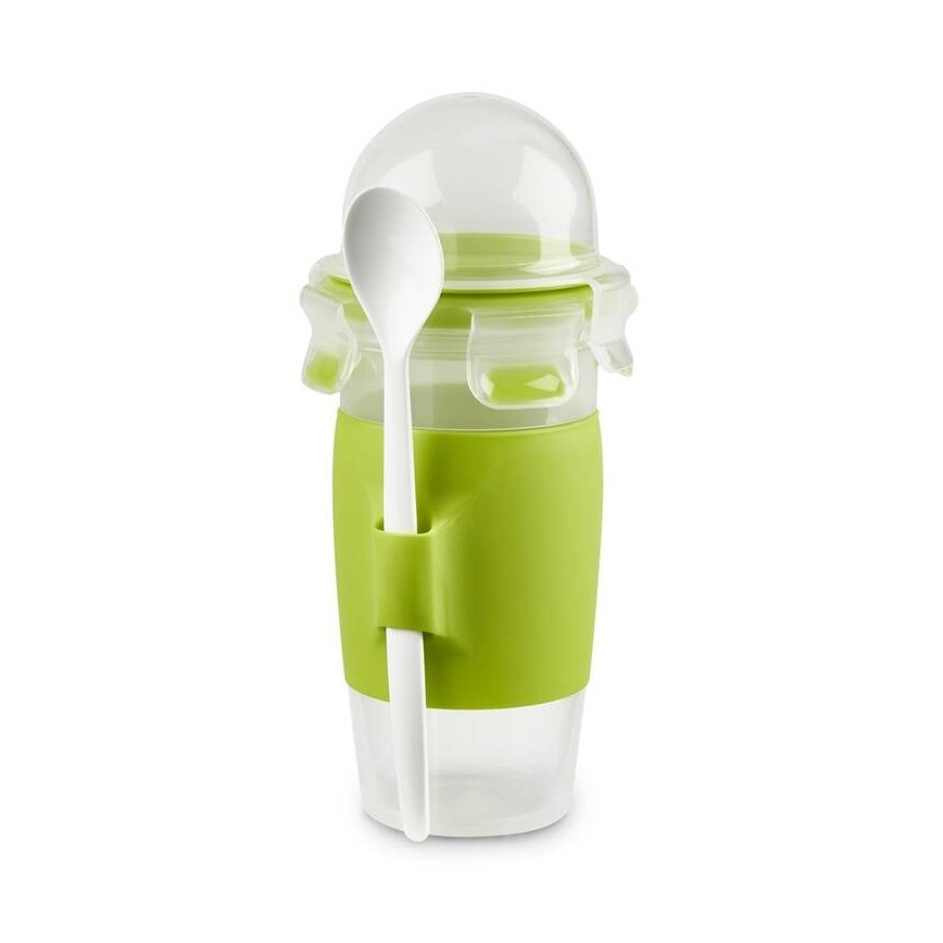 Tefal - Joghurtos kancsó kanállal 0,45 l MASTER SEAL TO GO zöld