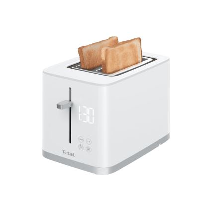 Tefal - Kenyérpirító két lyukkal SENSE 850W/230V fehér