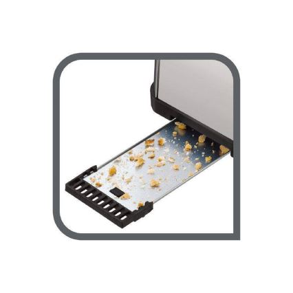 Tefal - Kenyérpirító két lyukkal ULTRA MINI 700W/230V matt króm