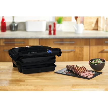 Tefal - Kontakt grill OPTIGRILL ELITE 2000W/230V fekete