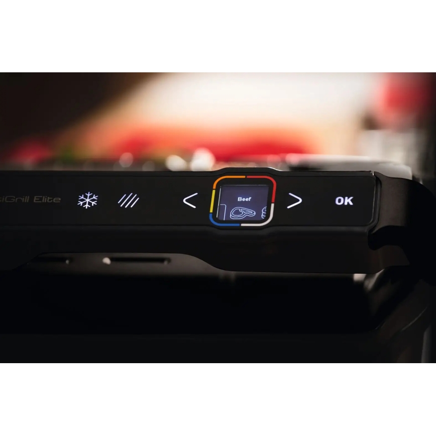 Tefal - Kontakt grill OPTIGRILL ELITE 2000W/230V fekete