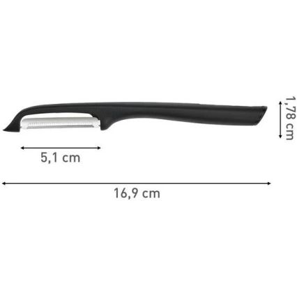 Tefal - Konyhai hámozó COLORFOOD 17 cm fekete