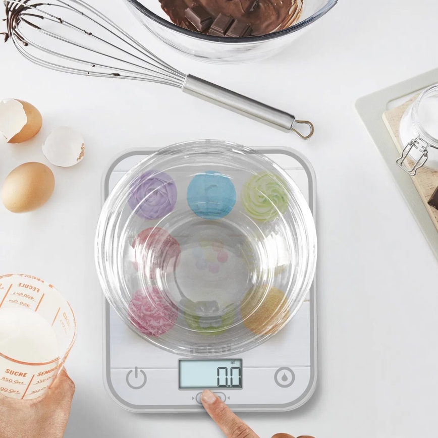 Tefal - Konyhai mérleg OPTISS 2xAAA színes