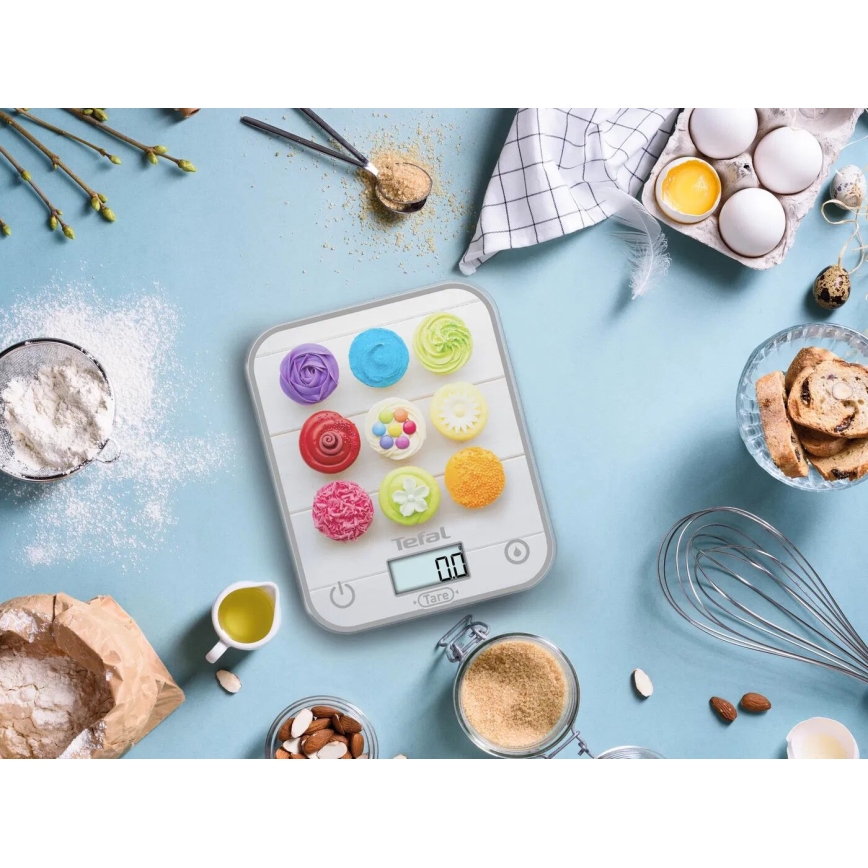 Tefal - Konyhai mérleg OPTISS 2xAAA színes