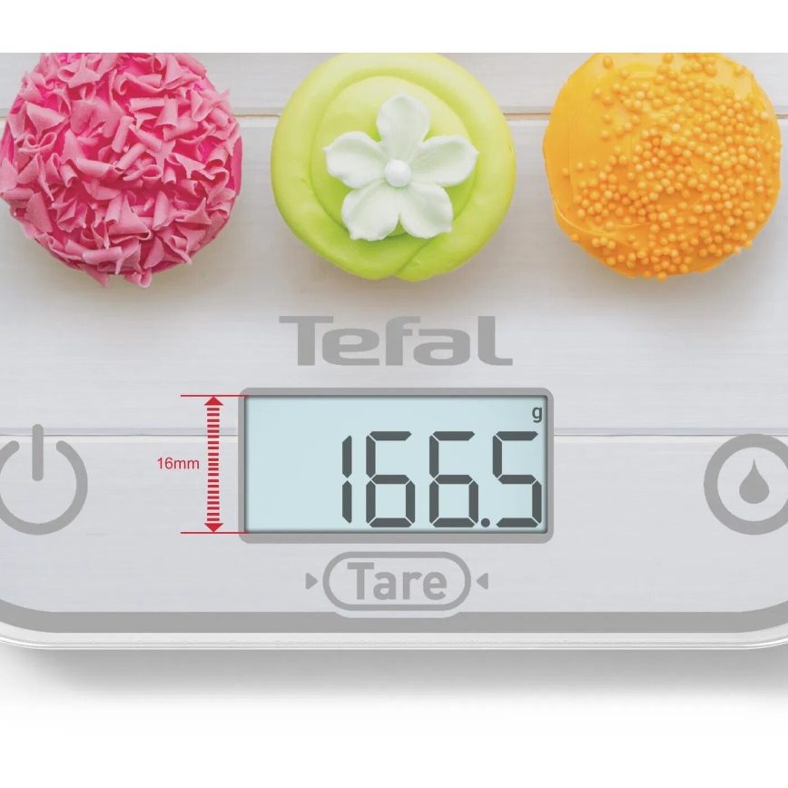 Tefal - Konyhai mérleg OPTISS 2xAAA színes