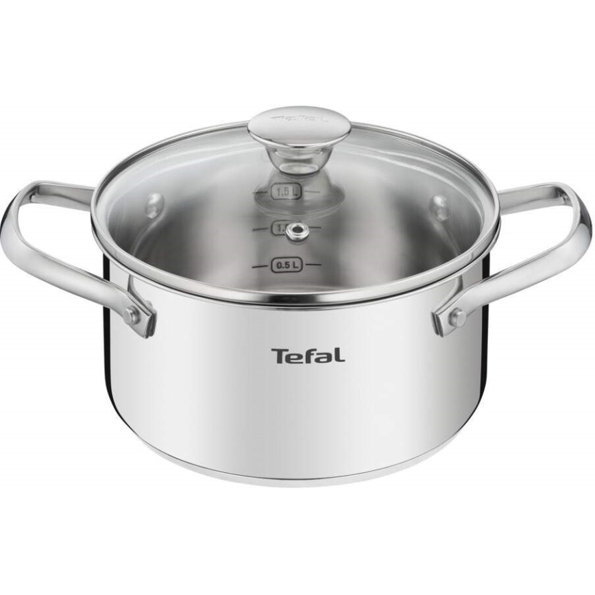 Tefal - Lábaskészlet 10 db COOK EAT rozsdamentes