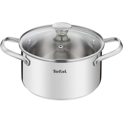 Tefal - Lábaskészlet 10 db COOK EAT rozsdamentes
