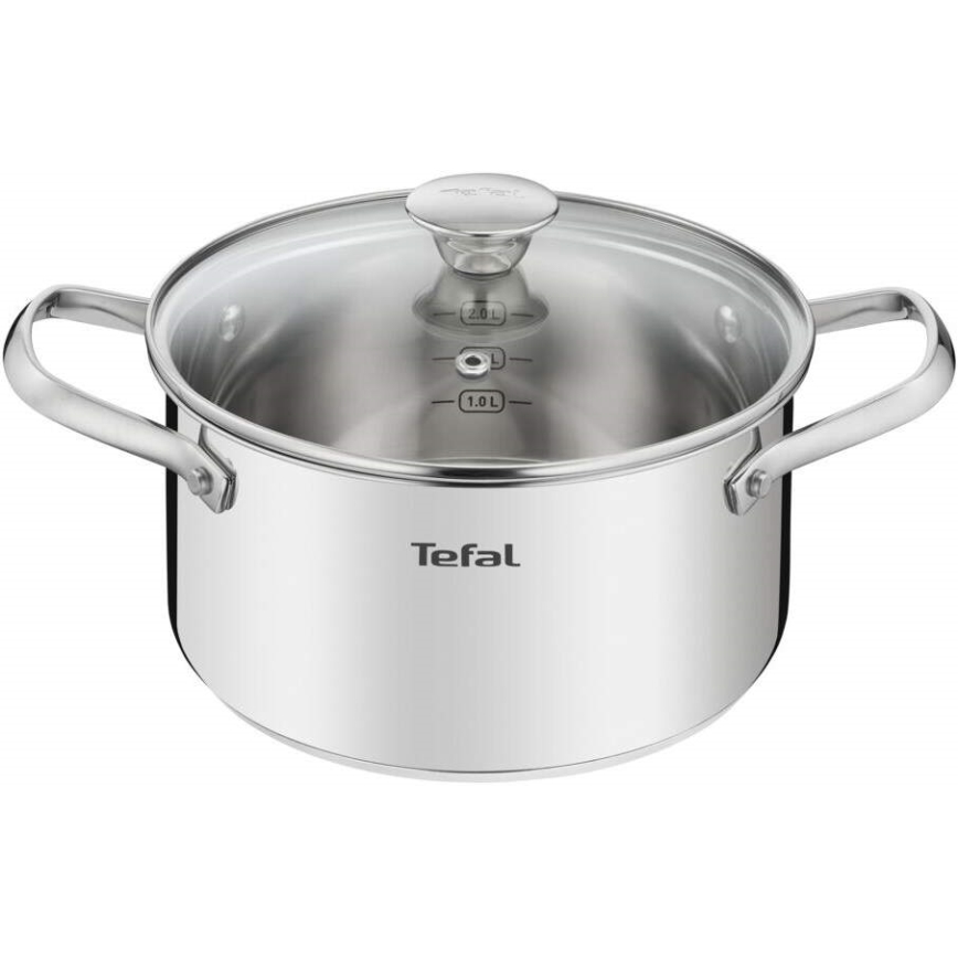 Tefal - Lábaskészlet 10 db COOK EAT rozsdamentes