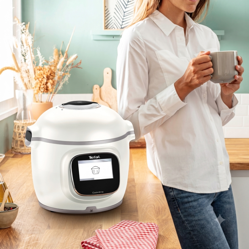 Tefal - Multifunkciós elektromos nyomásfőző 6 l COOK4ME TOUCH PRO 1600W/230V Wi-Fi