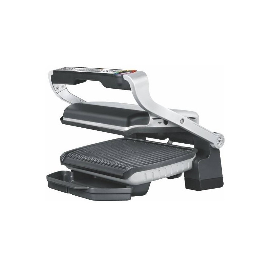 Tefal - OPTIGRILL+ INOX kontakt grill WAFFLE 2000W/230V fekete/króm