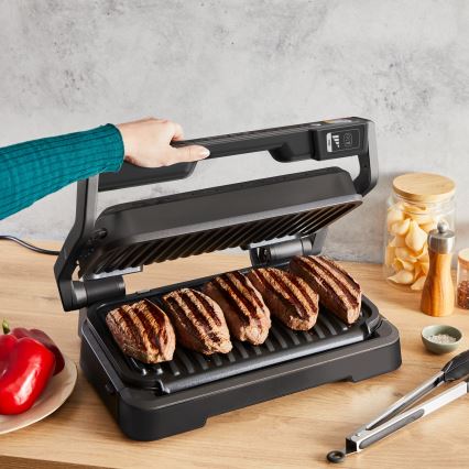 Tefal - OPTIGRILL kontaktgrill 2200W/230V fekete