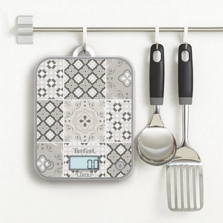 Tefal - Konyhai mérleg OPTISS 2xAAA bézs