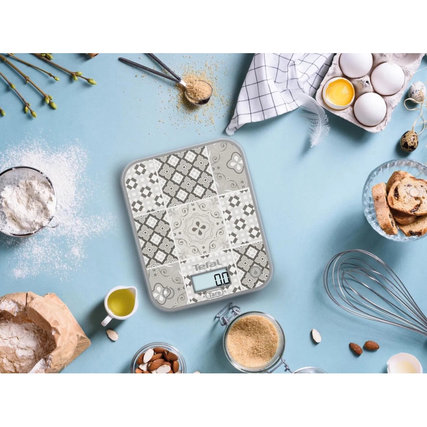 Tefal - Konyhai mérleg OPTISS 2xAAA bézs