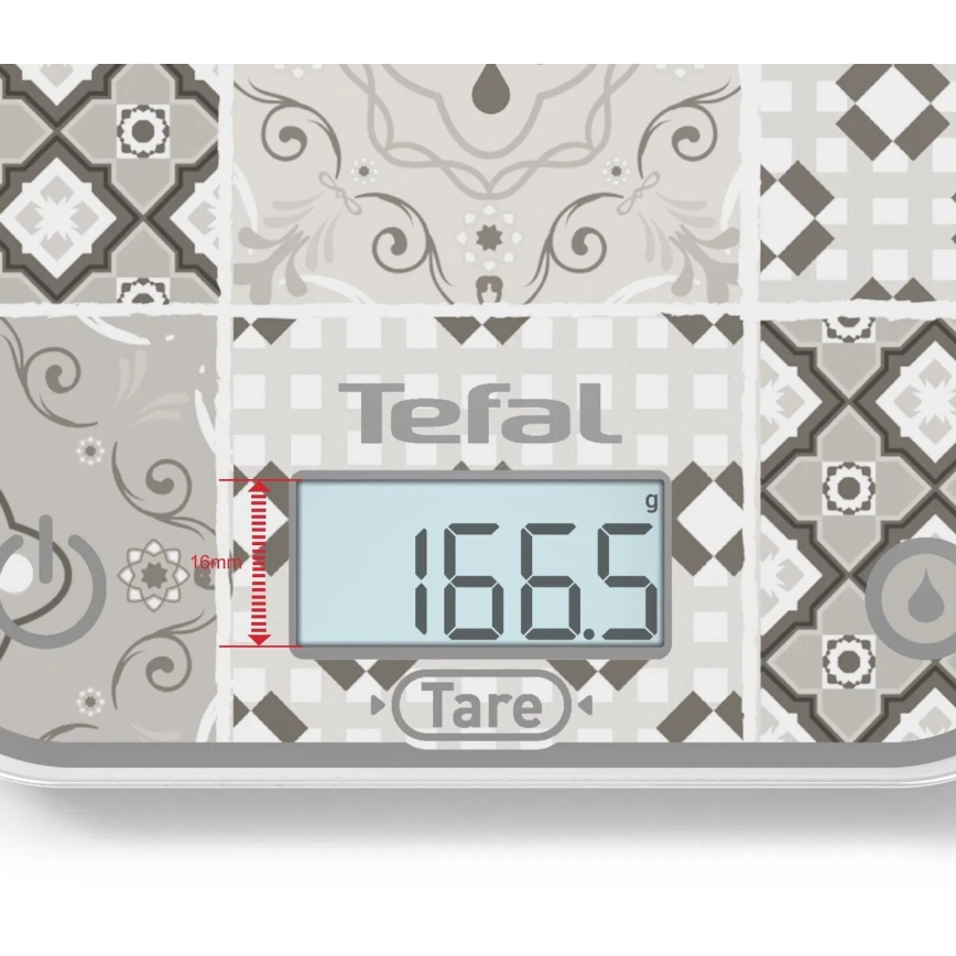 Tefal - Konyhai mérleg OPTISS 2xAAA bézs