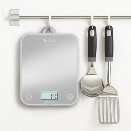 Tefal - Konyhai mérleg OPTISS 2xAAA szürke