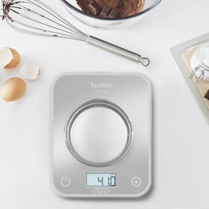 Tefal - Konyhai mérleg OPTISS 2xAAA szürke