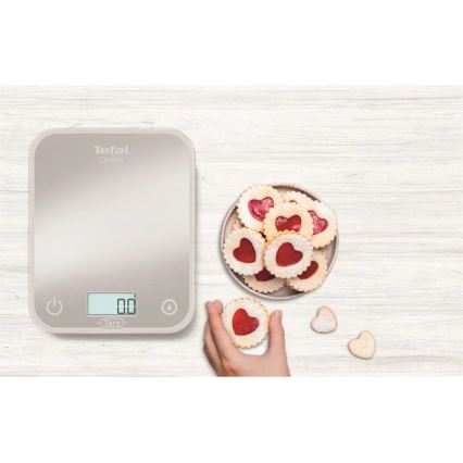 Tefal - Konyhai mérleg OPTISS 2xAAA szürke
