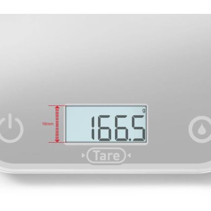 Tefal - Konyhai mérleg OPTISS 2xAAA szürke